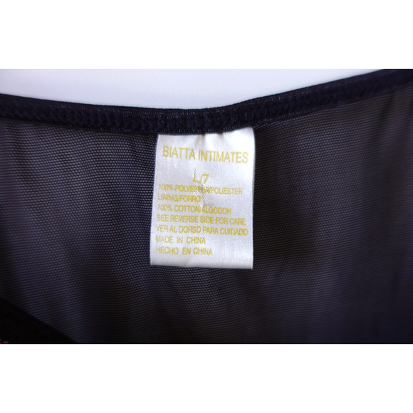 Vintage Y2K Dress Womens Medium Sheer Mesh Cami Babydoll Slip Mini Nighty Grunge - Picture 7 of 8